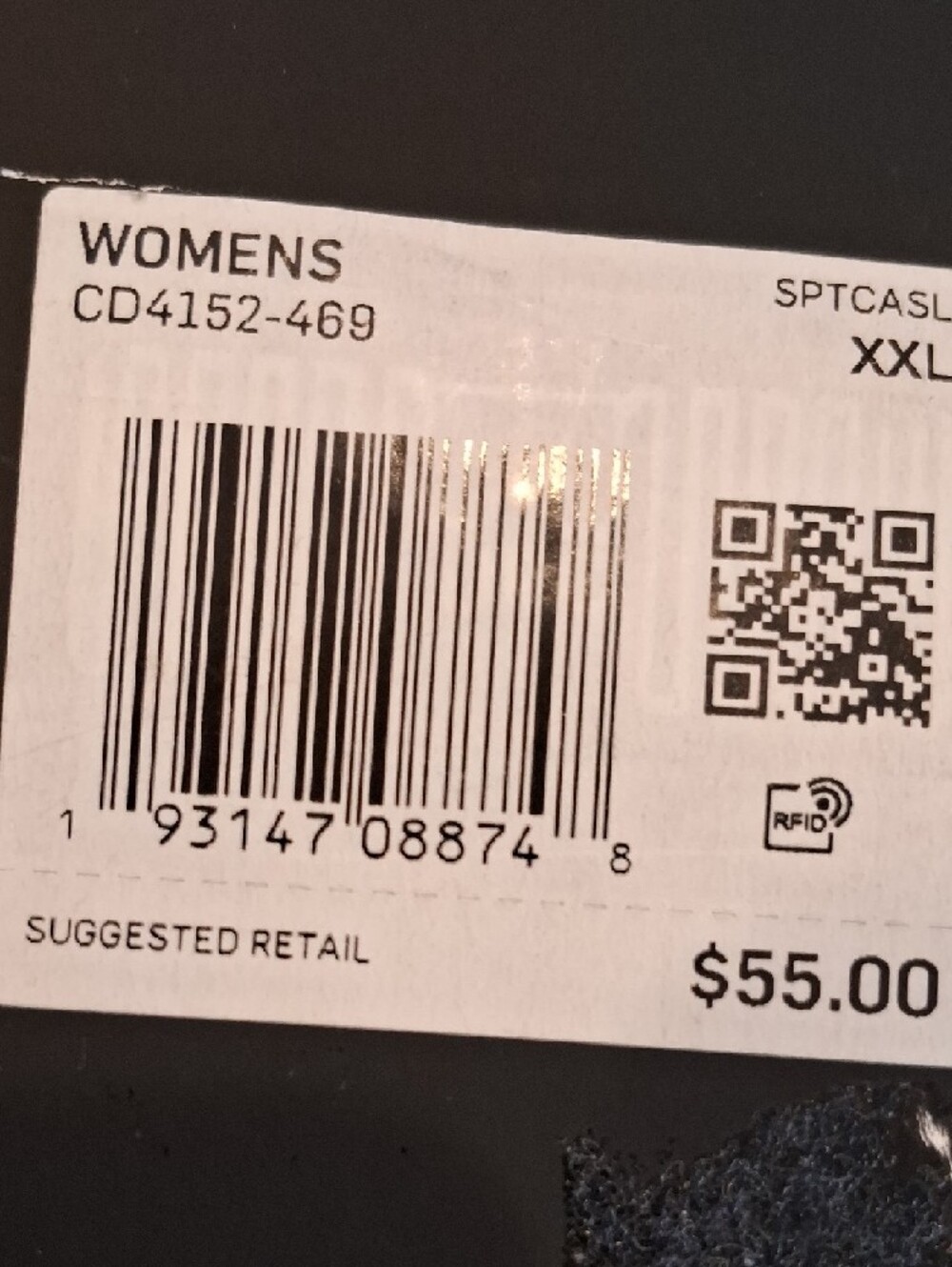 Nike Blue Womens Standard Fit Jogger Pants with White Swoosh Tag - Picture 15 of 16